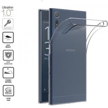 Permatomas silikoninis dėkliukas 1.0 mm. (XPERIA XZ/XZS)